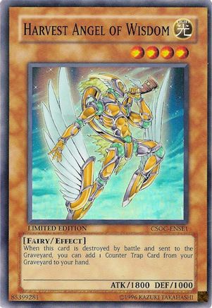 Harvest Angel of Wisdom [CSOC-ENSE1] Super Rare - Trinity Hobby