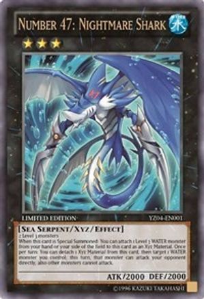 Number 47: Nightmare Shark [YZ04-EN001] Ultra Rare - Trinity Hobby