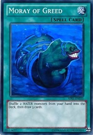 Moray of Greed [AP01-EN010] Super Rare - Trinity Hobby