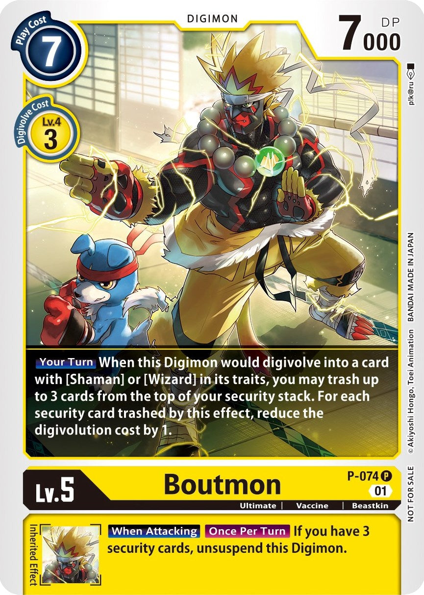Boutmon [P-074] (Update Pack) [Promotional Cards] - Trinity Hobby