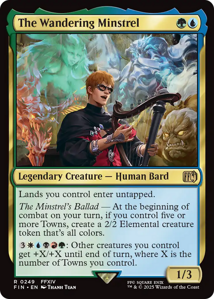 The Wandering Minstrel  [Foil]  (FIN-249) - [FINAL FANTASY] - Trinity Hobby
