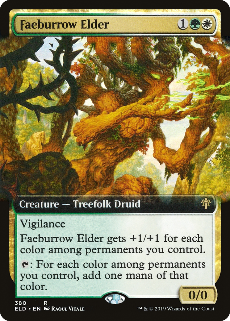 Faeterrow Elder (Art étendu) [Trône d'Eldraine] 