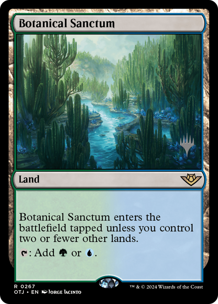 Botanical Sanctum (Promo Pack) [Outlaws of Thunder Junction Promos] - Trinity Hobby