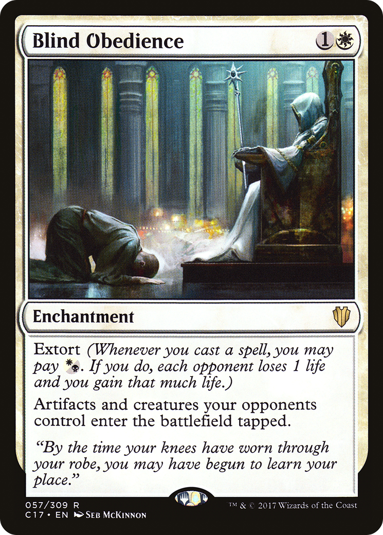 Blind Obedience [Commander 2017] - Trinity Hobby