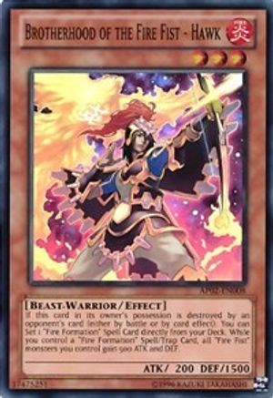 Brotherhood of the Fire Fist - Hawk [AP02-EN008] Super Rare - Trinity Hobby
