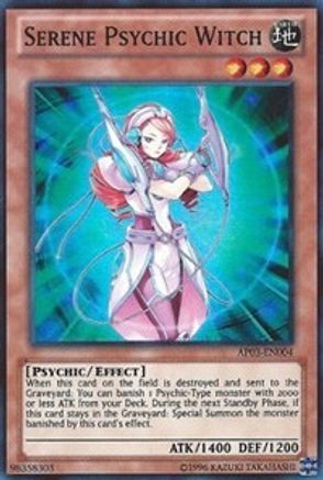 Serene Psychic Witch [AP03-EN004] Super Rare - Trinity Hobby