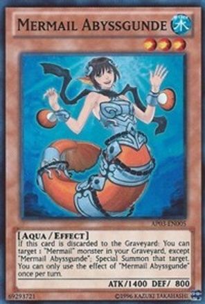 Mermail Abyssgunde [AP03-EN005] Super Rare - Trinity Hobby