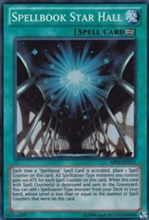 Spellbook Star Hall [AP03-EN011] Super Rare - Trinity Hobby