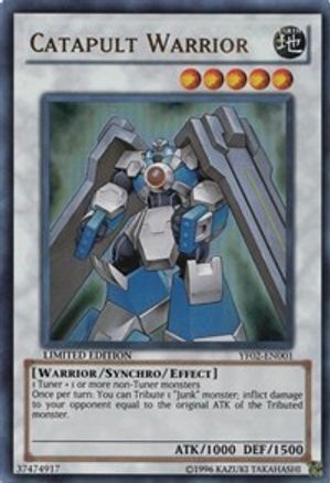 Catapult Warrior [YF02-EN001] Ultra Rare - Trinity Hobby