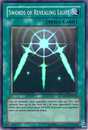 Swords of Revealing Light [RP01-EN012] Super Rare - Trinity Hobby