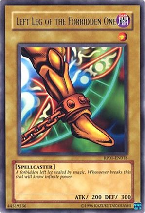Left Leg of the Forbidden One [RP01-EN018] Rare - Trinity Hobby