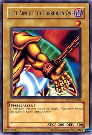 Left Arm of the Forbidden One [RP01-EN020] Rare - Trinity Hobby