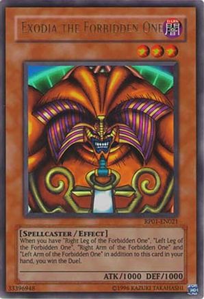 Exodia the Forbidden One [RP01-EN021] Ultra Rare - Trinity Hobby