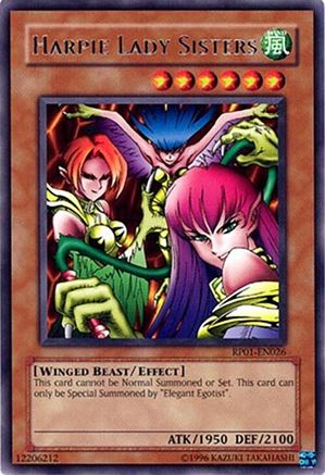 Harpie Lady Sisters [RP01-EN026] Rare - Trinity Hobby