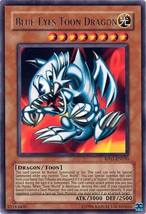 Blue-Eyes Toon Dragon [RP01-EN050] Rare - Trinity Hobby