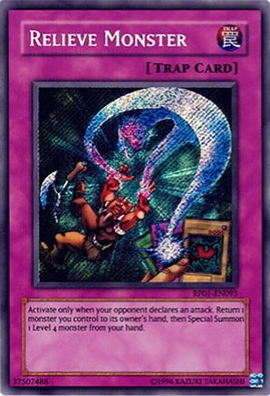 Relieve Monster [RP01-EN093] Secret Rare - Trinity Hobby