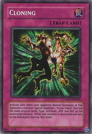 Cloning [RP01-EN094] Secret Rare - Trinity Hobby