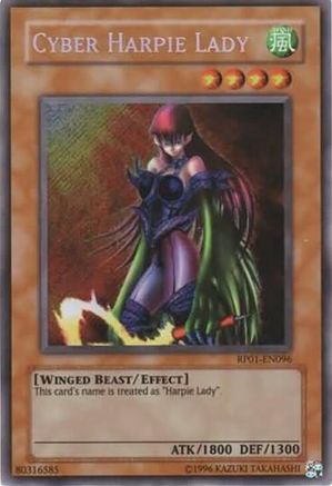 Cyber Harpie Lady [RP01-EN096] Secret Rare - Trinity Hobby