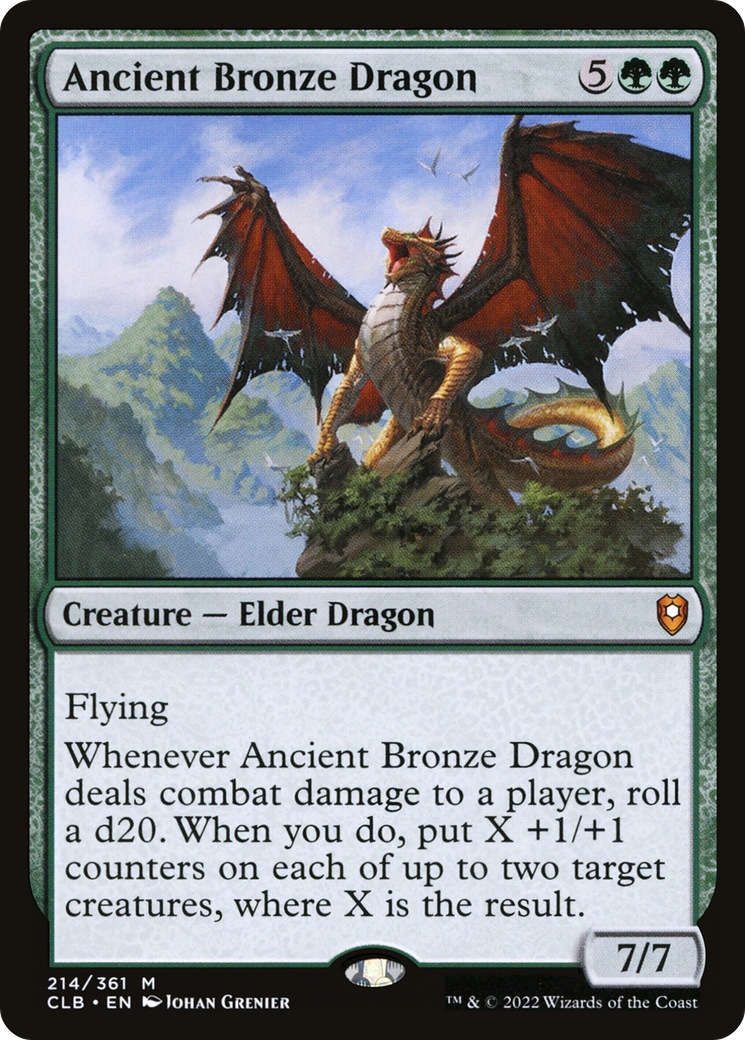 Ancient Bronze Dragon [Commander Legends: Battle for Baldur's Gate] - Trinity Hobby