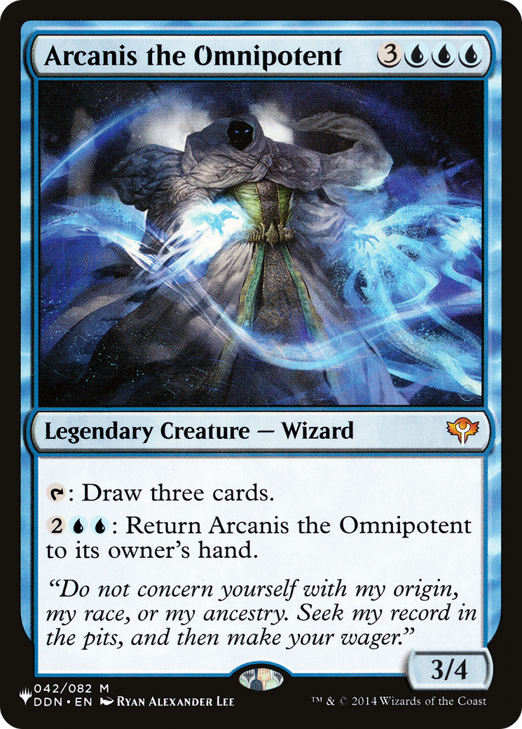 Arcanis the Omnipotent  [Foil]  (LIST-DDN-42) - [The List] - Trinity Hobby