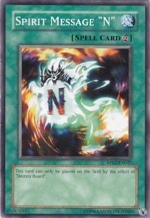 Spirit Message "N" [RP02-EN047] Common - Trinity Hobby