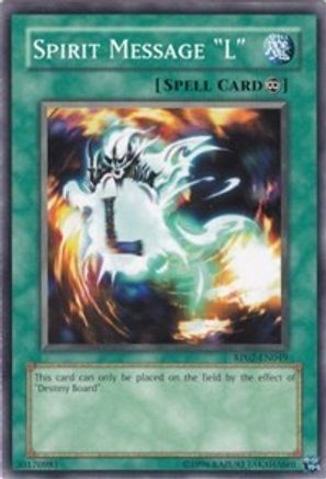 Spirit Message "L" [RP02-EN049] Common - Trinity Hobby