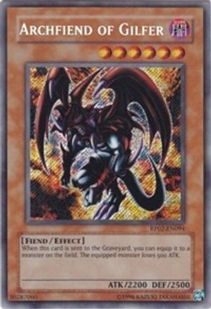 Archfiend of Gilfer [RP02-EN094] Secret Rare - Trinity Hobby