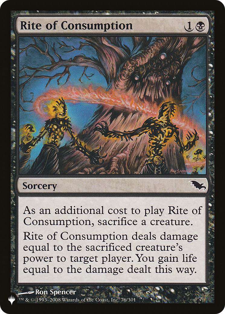 Rite of Consumption [The List] - Trinity Hobby