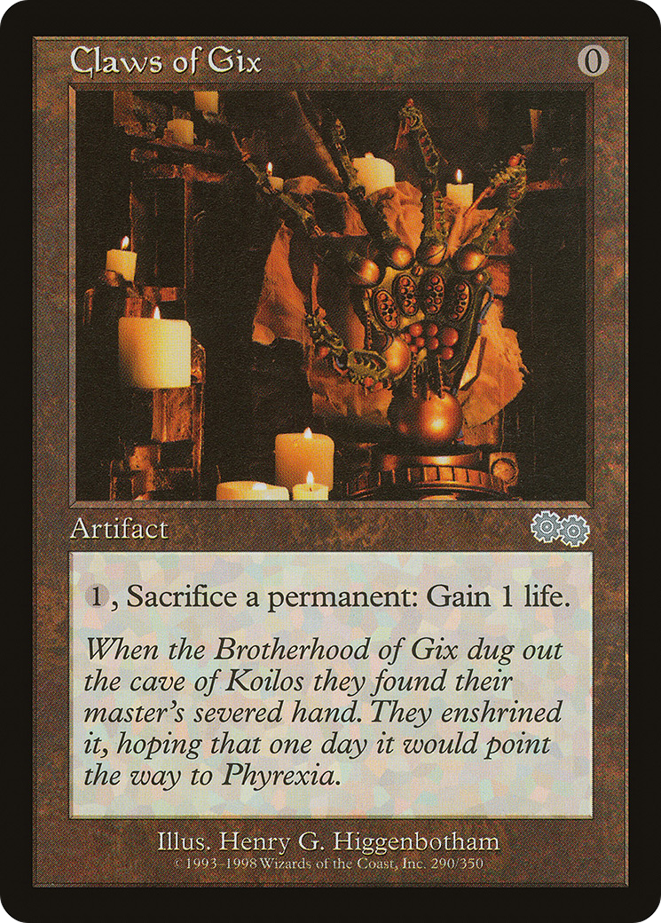 Claws of Gix [Urza's Saga] - Trinity Hobby