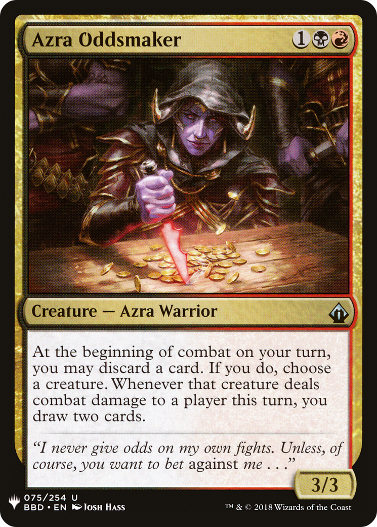 Azra Oddsmaker [Mystery Booster] - Trinity Hobby
