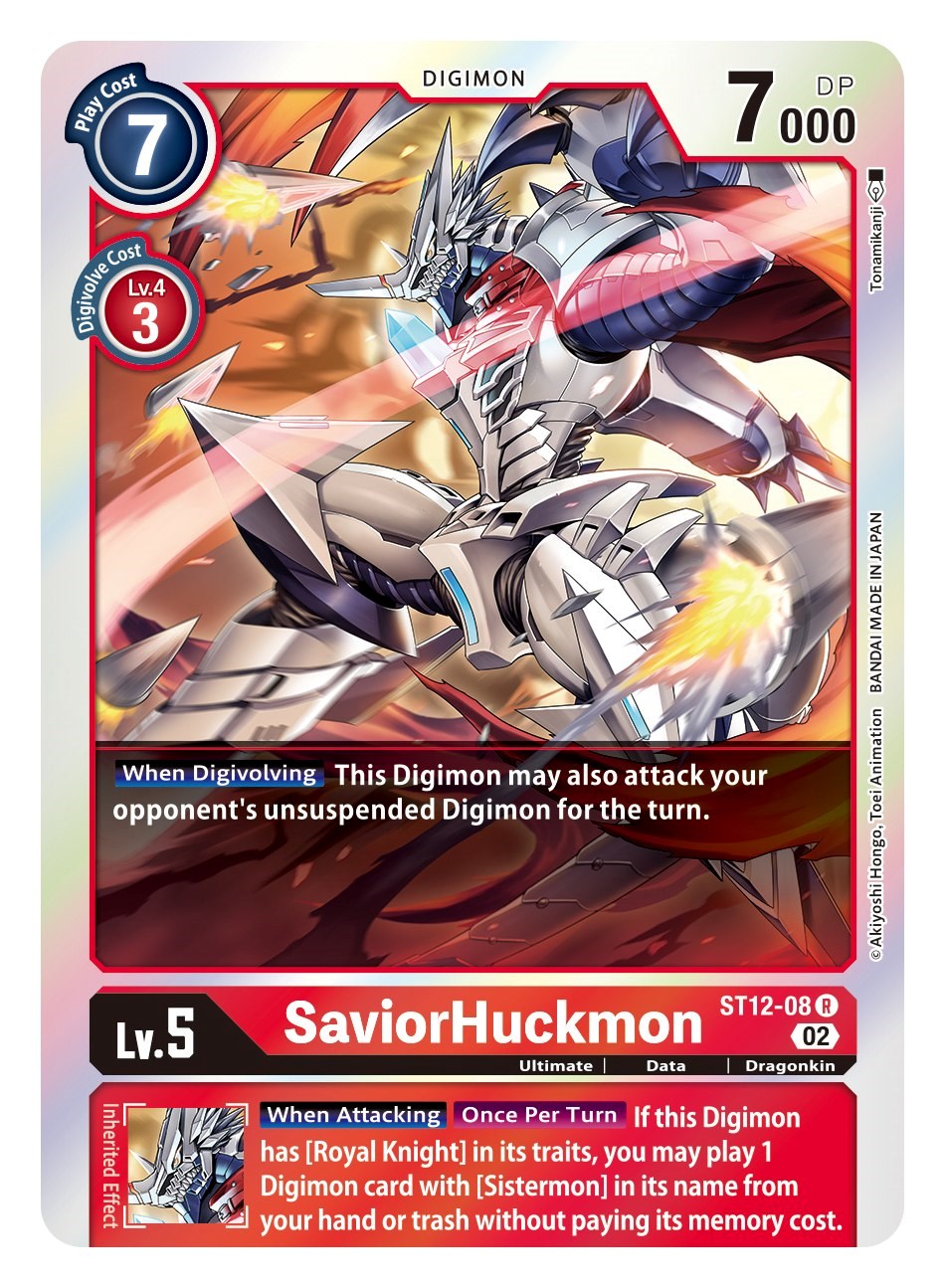 SaviorHuckmon [ST12-08] [Starter Deck: Jesmon] - Trinity Hobby