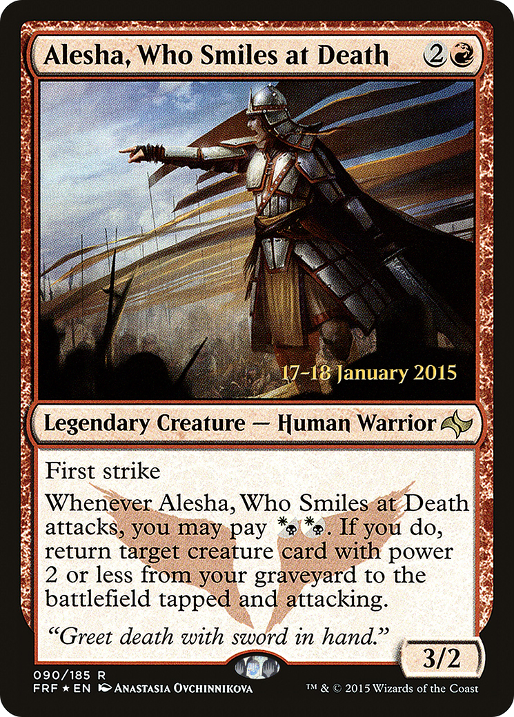 Alesha, Who Smiles at Death [Fate Reforged Prerelease Promos] - Trinity Hobby