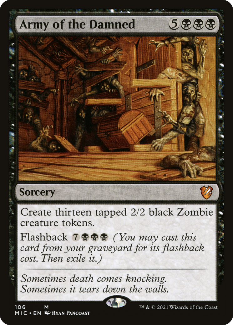 Army of the Damned [Innistrad: Midnight Hunt Commander] - Trinity Hobby