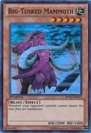 Big-Tusked Mammoth [BPW2-EN013] Super Rare - Trinity Hobby
