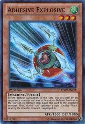 Adhesive Explosive [BPW2-EN015] Super Rare - Trinity Hobby