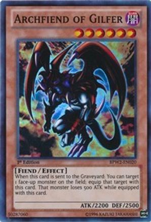 Archfiend of Gilfer [BPW2-EN020] Super Rare - Trinity Hobby