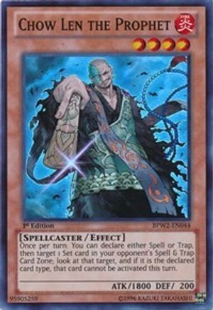 Chow Len the Prophet [BPW2-EN044] Super Rare - Trinity Hobby