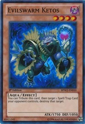 Evilswarm Ketos [BPW2-EN050] Super Rare - Trinity Hobby