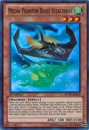 Mecha Phantom Beast Stealthray [BPW2-EN062] Super Rare - Trinity Hobby