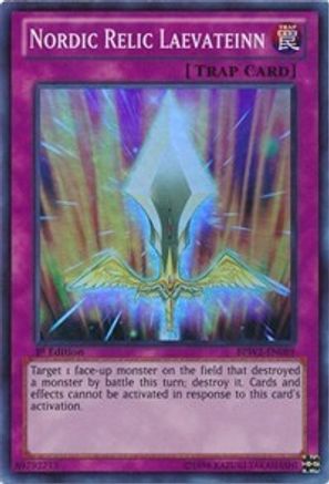 Nordic Relic Laevateinn [BPW2-EN089] Super Rare - Trinity Hobby