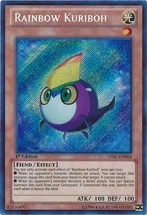 Rainbow Kuriboh [LVAL-EN004] Secret Rare - Trinity Hobby