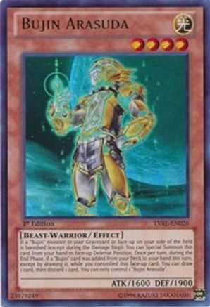 Bujin Arasuda [LVAL-EN026] Ultra Rare - Trinity Hobby