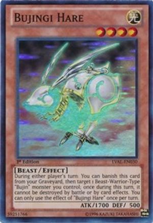 Bujingi Hare [LVAL-EN030] Super Rare - Trinity Hobby