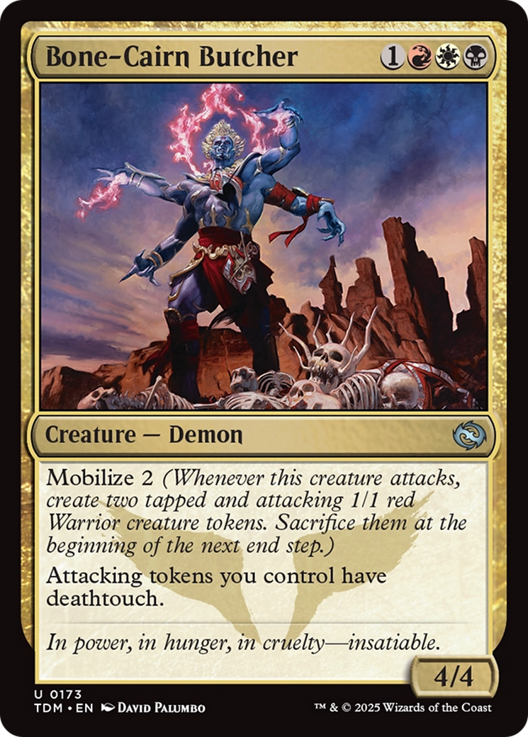 Bone-Cairn Butcher  [Foil]  (TDM-173) - [Tarkir: Dragonstorm] - Trinity Hobby