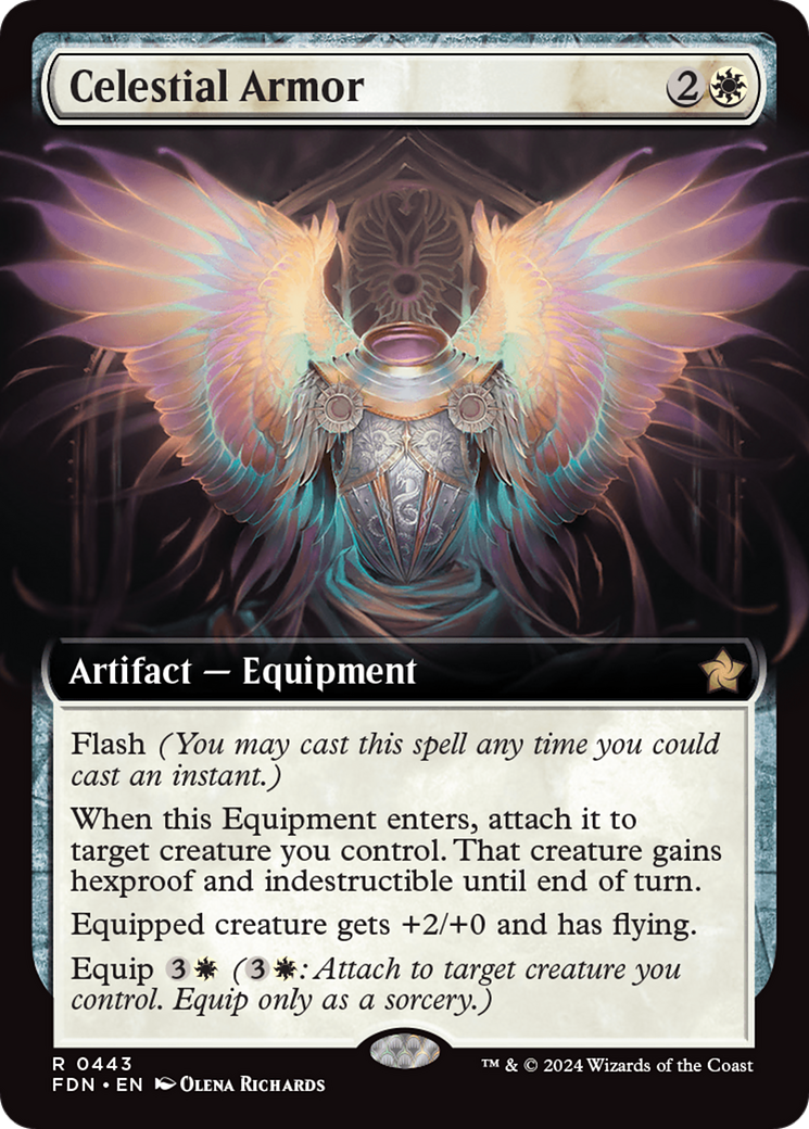 Celestial Armor (Extended Art) [Foundations] - Trinity Hobby