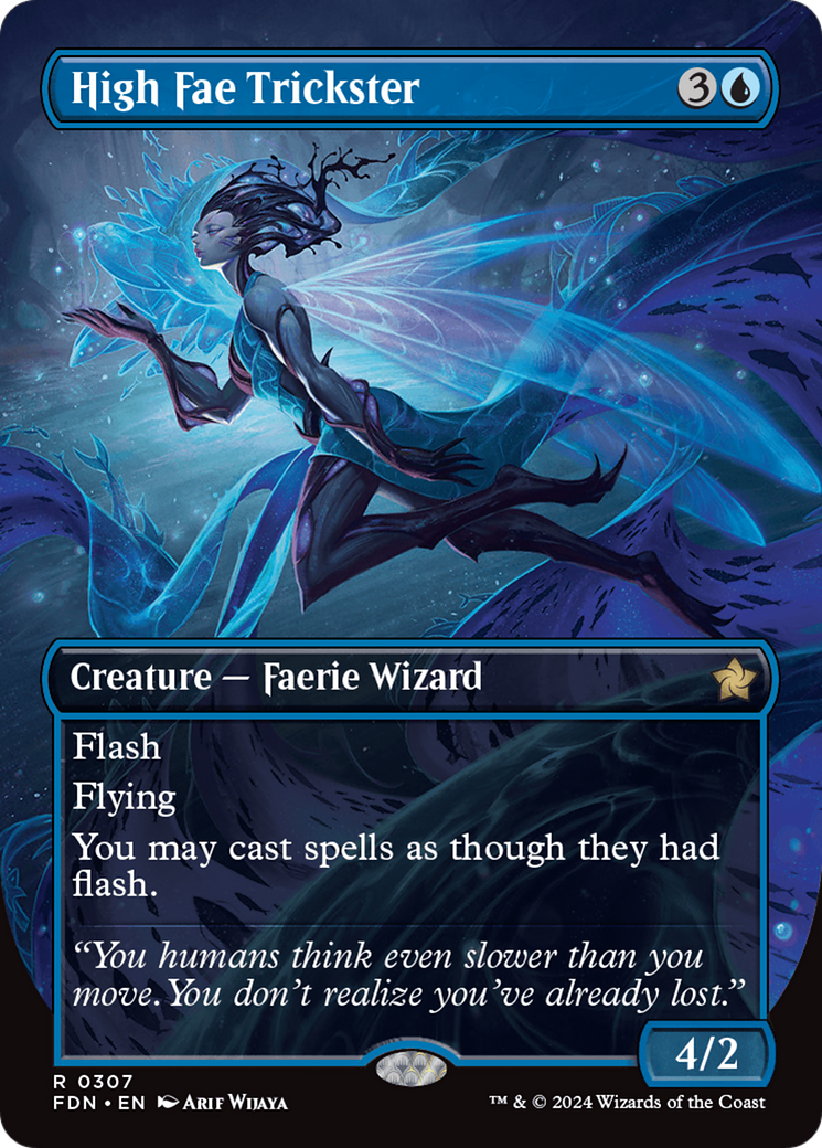 High Fae Trickster (Borderless) [Foundations] - Trinity Hobby