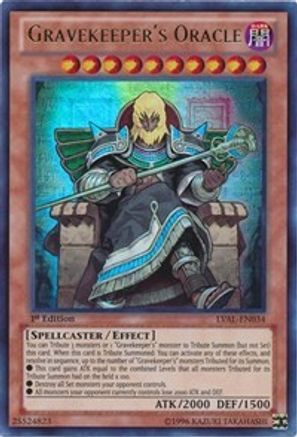 Gravekeeper's Oracle [LVAL-EN034] Ultra Rare - Trinity Hobby