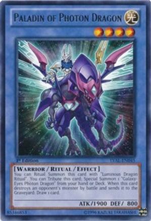 Paladin of Photon Dragon [LVAL-EN045] Rare - Trinity Hobby