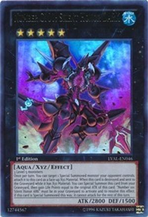 Number C101: Silent Honor DARK [LVAL-EN046] Ultra Rare - Trinity Hobby
