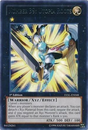 Number 39: Utopia Roots [LVAL-EN048] Rare - Trinity Hobby